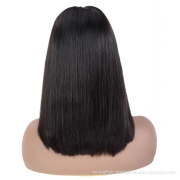 13x4 Short Deep Wave Lace Frontal Wigs Water Wave Bob Human Hair Lace Front Wigs For Black Women Perruque Cheveux Humain